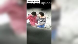 نيك في الشارع يفشخ طيز حبيبته المتحررة بقوة